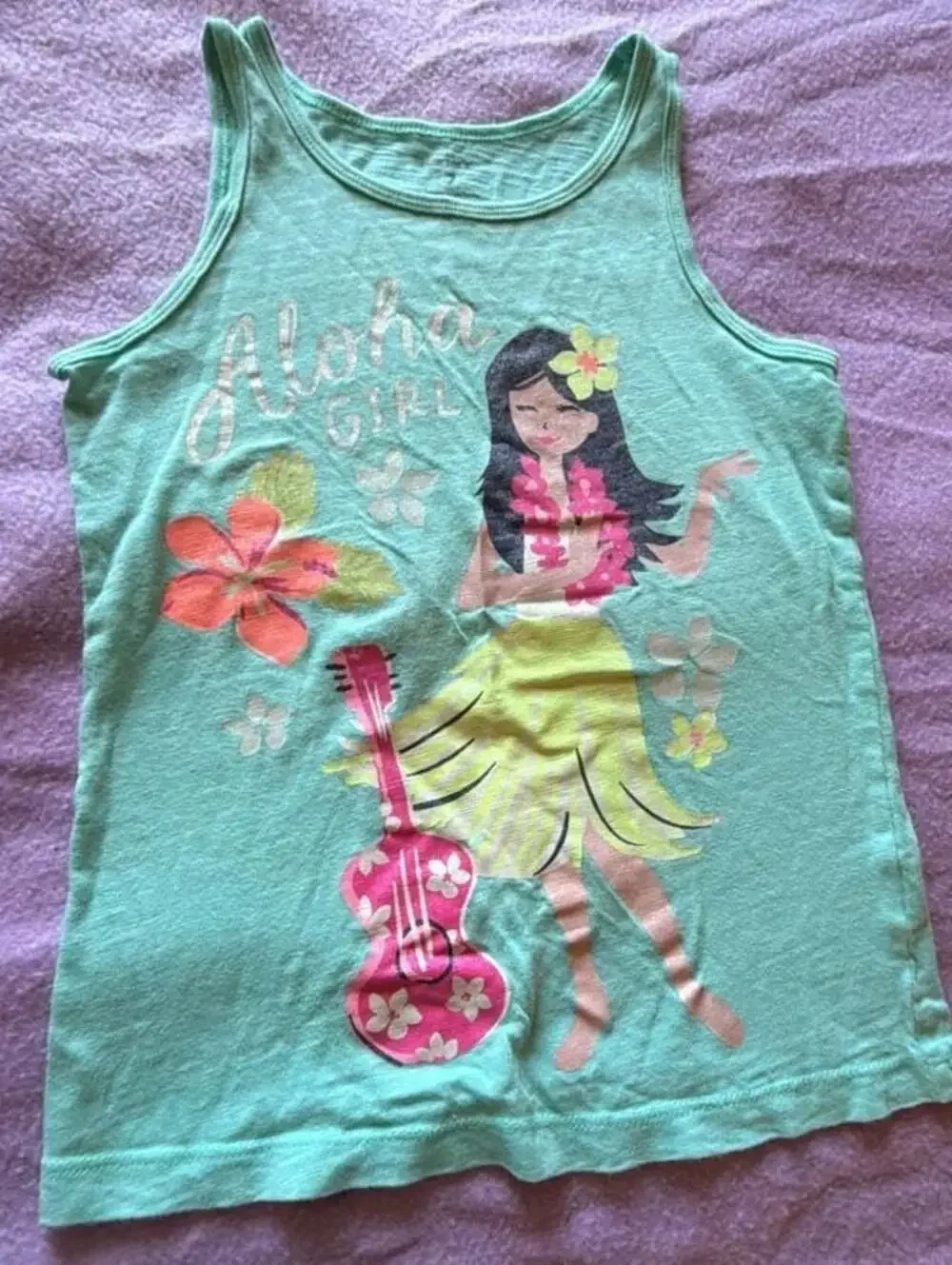 Carter's Aloha Girl Hula Dancer Graphic Tank Top